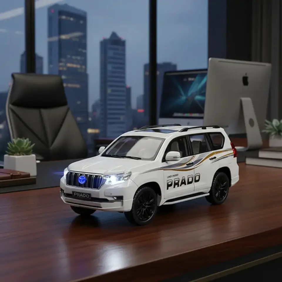 Toyota Prado A Escala 1:18 Metálico Con Luces Lujosa Avatibl 1