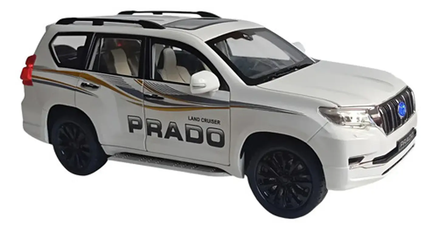 Toyota Prado A Escala 1:18 Metálico Con Luces Lujosa Avatibl 6