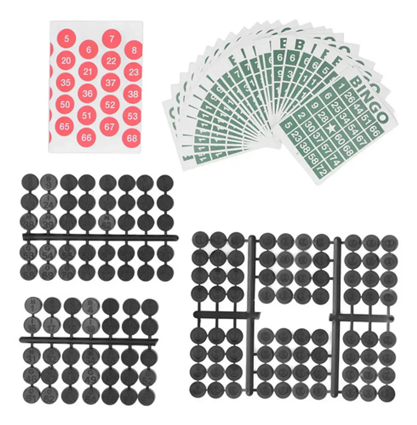 Juego De Mesa De Bingo Con 24 Tarjetas De Números Bingo 2