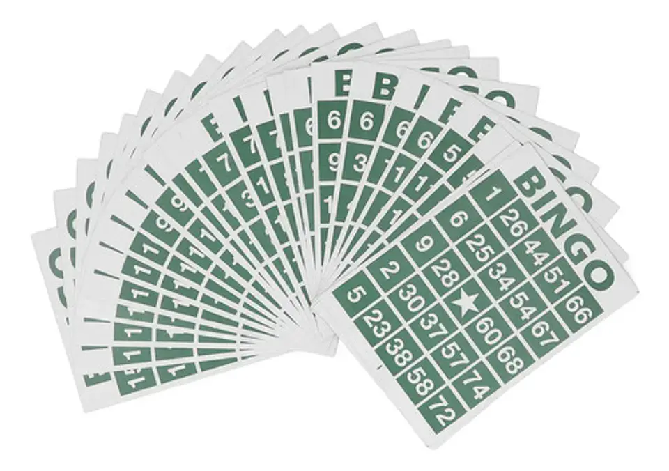 Juego De Mesa De Bingo Con 24 Tarjetas De Números Bingo 4