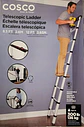 Escalera Telescopica Cosco 9 Pasos Hasta 4.87m Color Gris - Miniatura 3