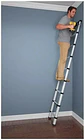 Escalera Telescopica Cosco 9 Pasos Hasta 4.87m Color Gris - Miniatura 8