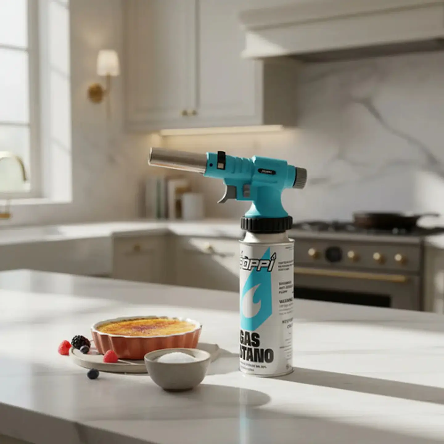 Soplete Flameador Floppi Fl-sp8 Encendido Automático Cocina 1350°c Azul 2
