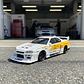 Nissan Skyline Escala 1:18 Auto Metálico Luces Sin Caja - Miniatura 2