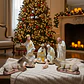 Pesebre Navideño 50 Cm Navidad María José Tres Reyes Magos  - Miniatura 2