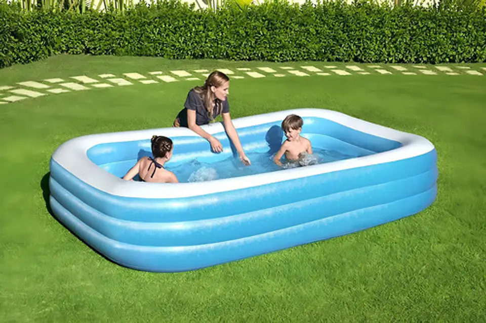 Bestway 54009 Piscina Inflable Rectangular Color Azul 1161l 10