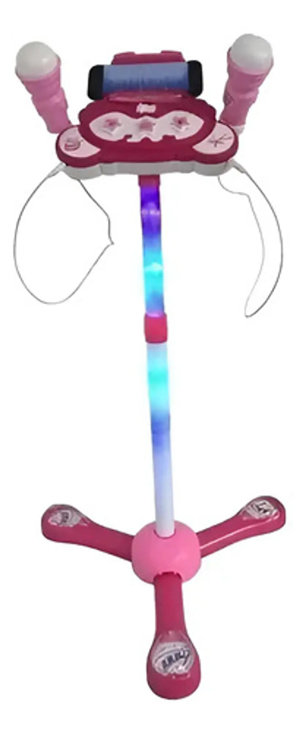 Microfono Karaoke Doble Infantil Niñas Mp3 Efectos 2