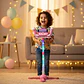Microfono Karaoke Doble Infantil Niñas Mp3 Efectos - Miniatura 4