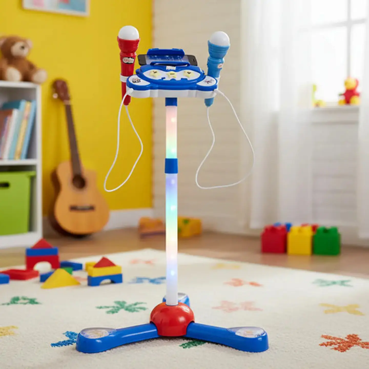 Microfono Karaoke Doble Infantil Niñas Mp3 Efectos 8