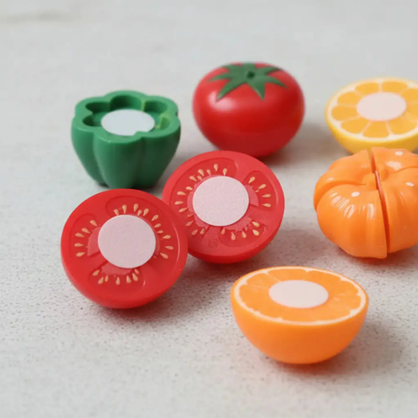 Set  Cocina Infantil Verduras Con Velcro Para Niña Sorpresa 2