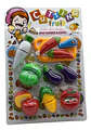 Set  Cocina Infantil Verduras Con Velcro Para Niña Sorpresa - Miniatura 3