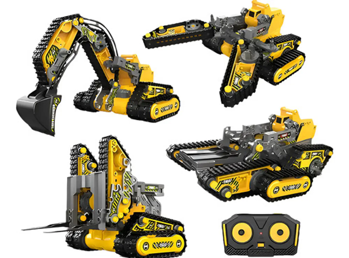 Kit Robot Solar 4 En 1 Hb Toys Educativo Construcción Juguete Amarillo Robot 4 En 1 1