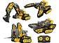 Kit Robot Solar 4 En 1 Hb Toys Educativo Construcción Juguete Amarillo Robot 4 En 1 - Miniatura 1