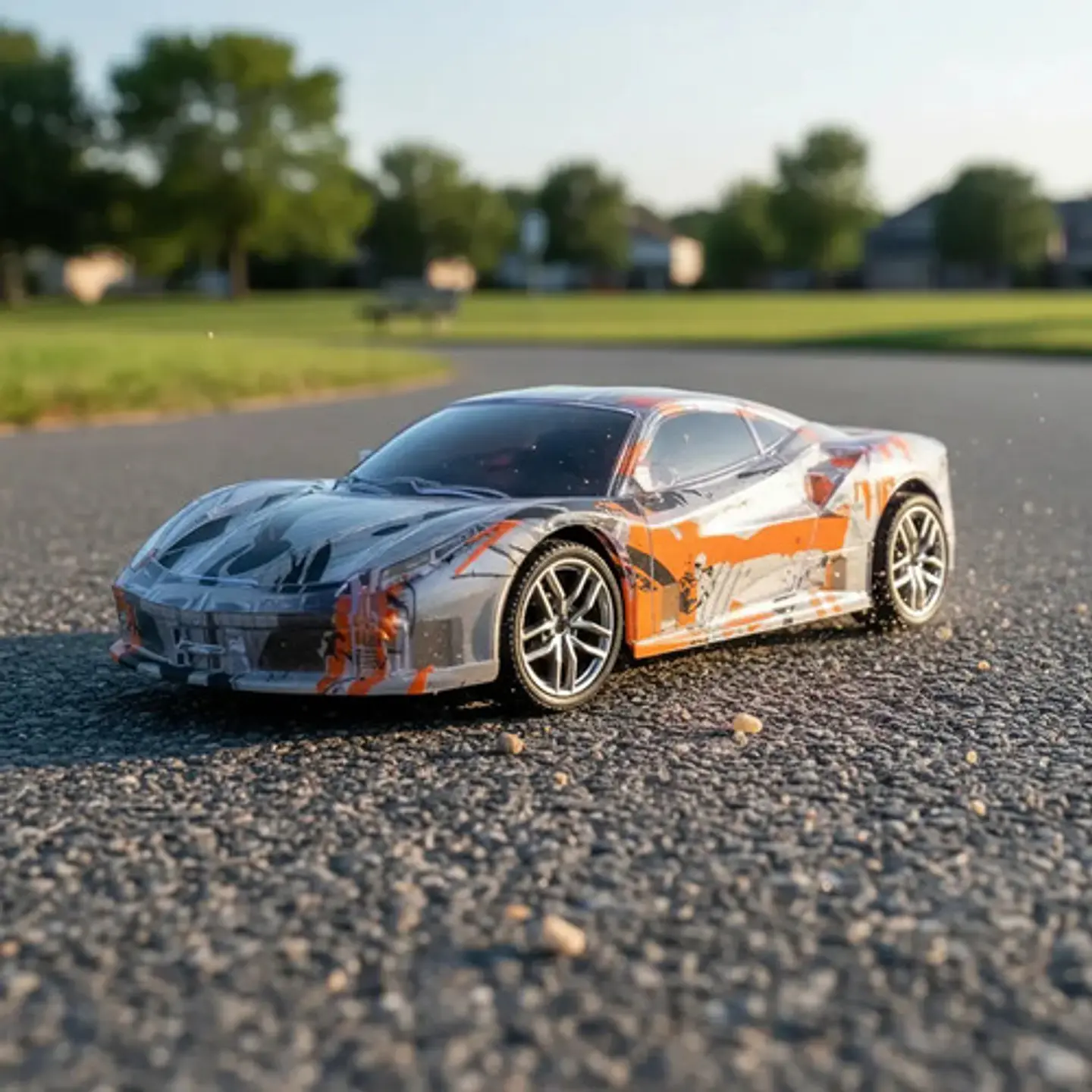 Carro Control Remoto Graffiti Car Bateria Recargable 1:20 3