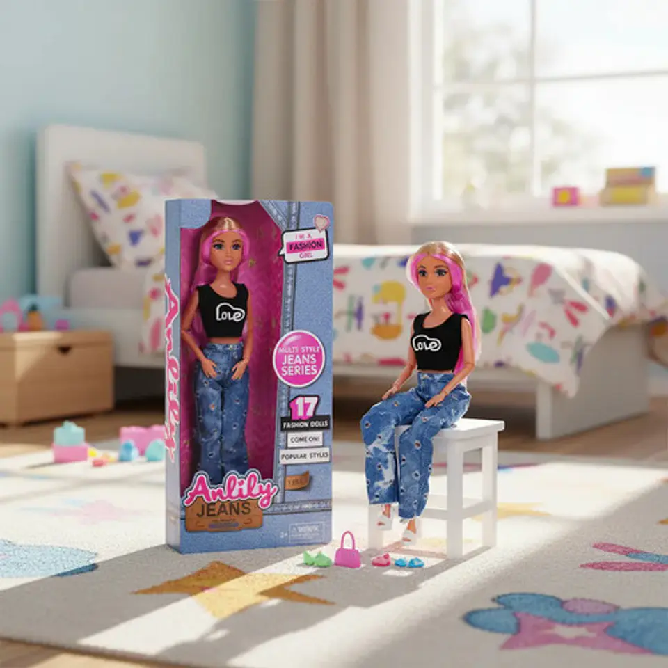 Muñeca Anlily Tipo Fashio Moda 30 Cm Fashionista Femenina 2