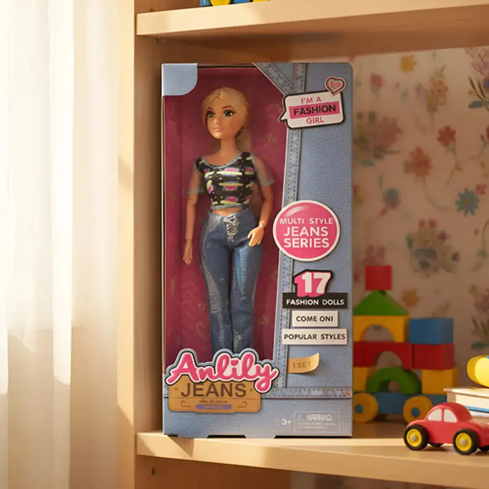 Muñeca Anlily Tipo Fashio Moda 30 Cm Fashionista Femenina 6