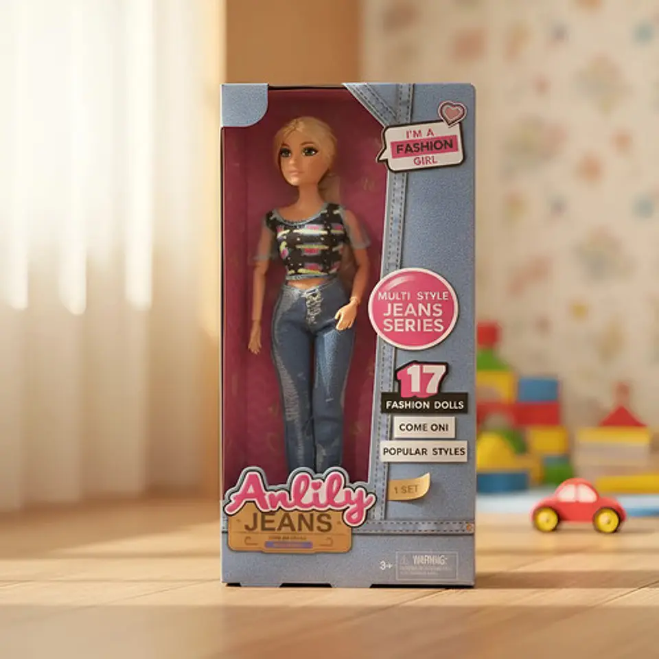 Muñeca Anlily Tipo Fashio Moda 30 Cm Fashionista Femenina 7