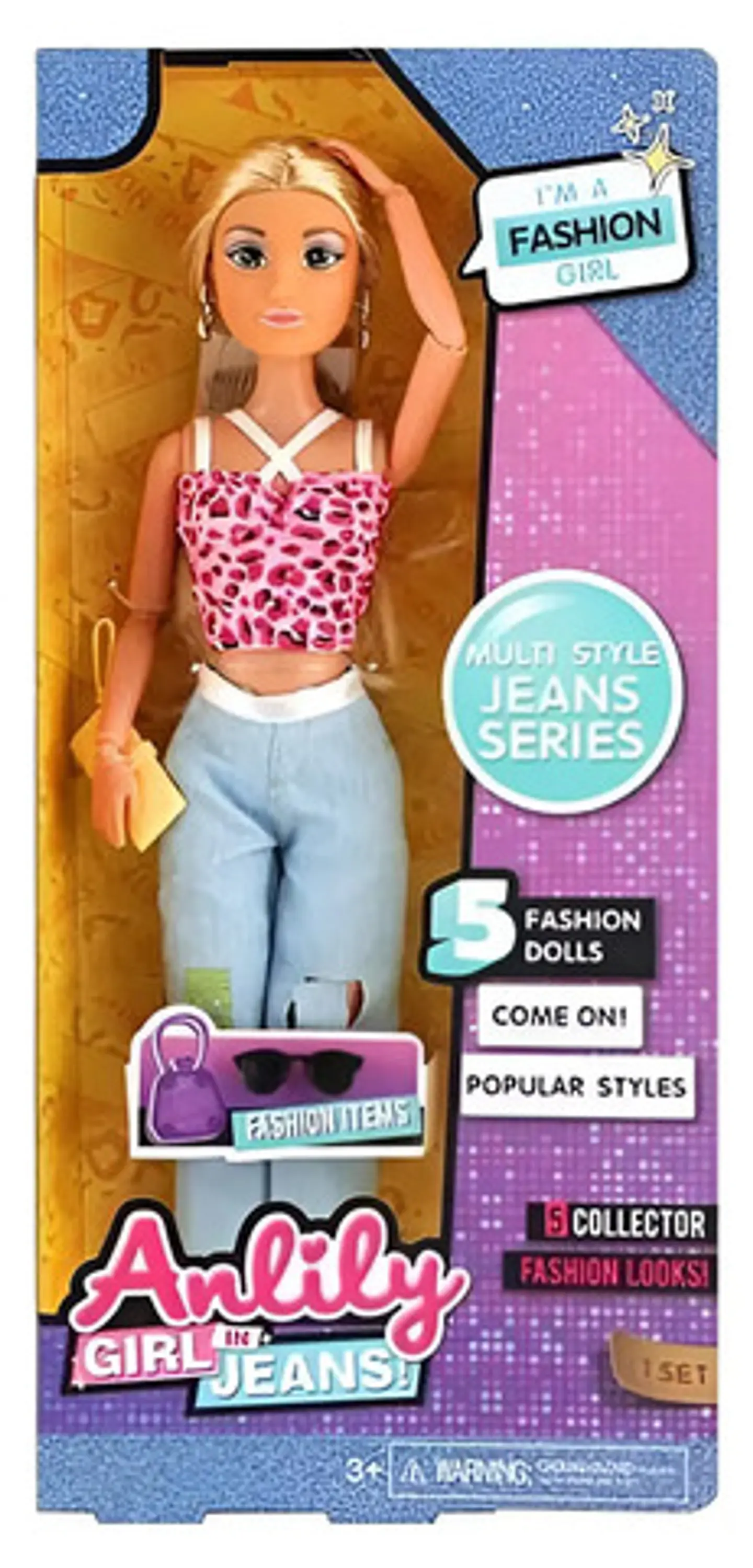Muñeca Anlily Tipo Fashio Moda 30 Cm Fashionista Femenina 13