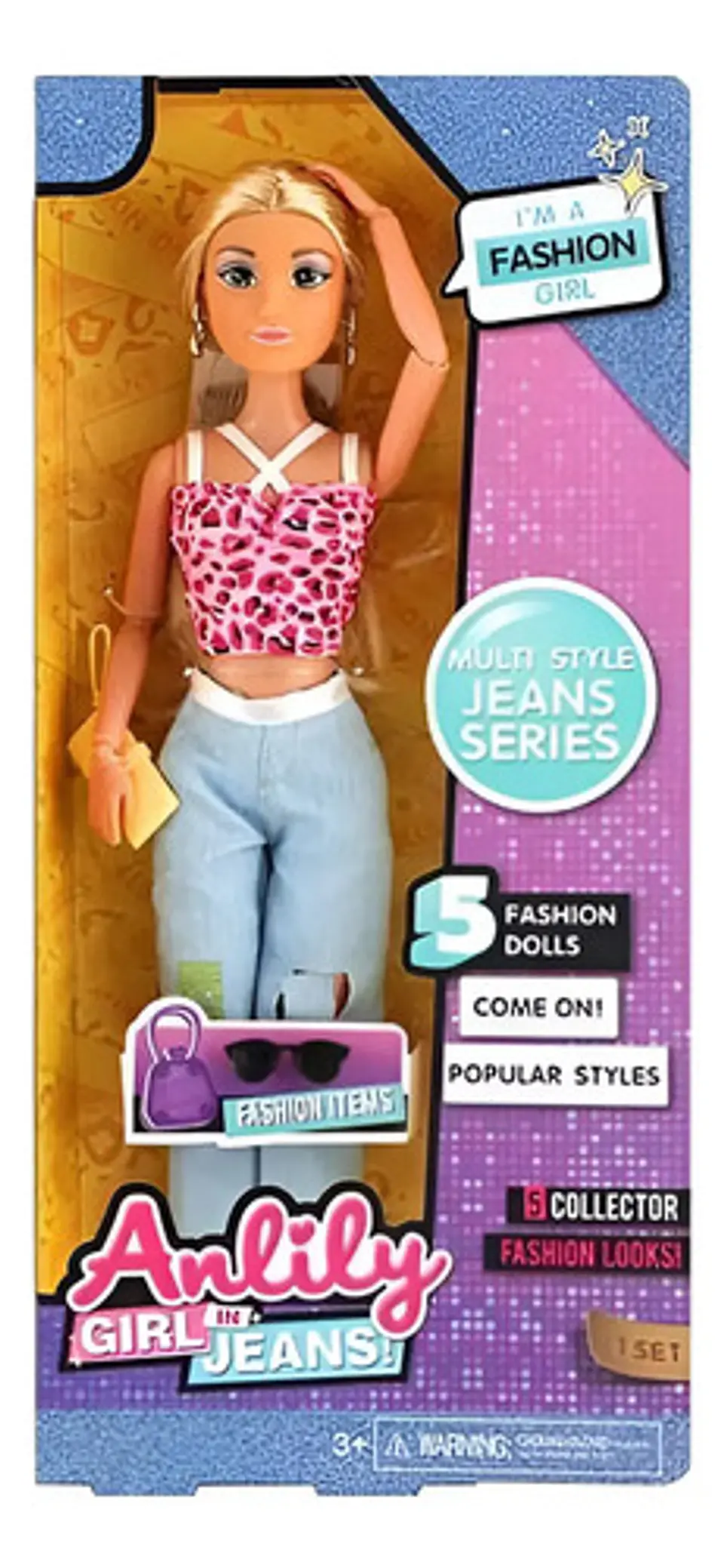Muñeca Anlily Tipo Fashio Moda 30 Cm Fashionista Femenina 13