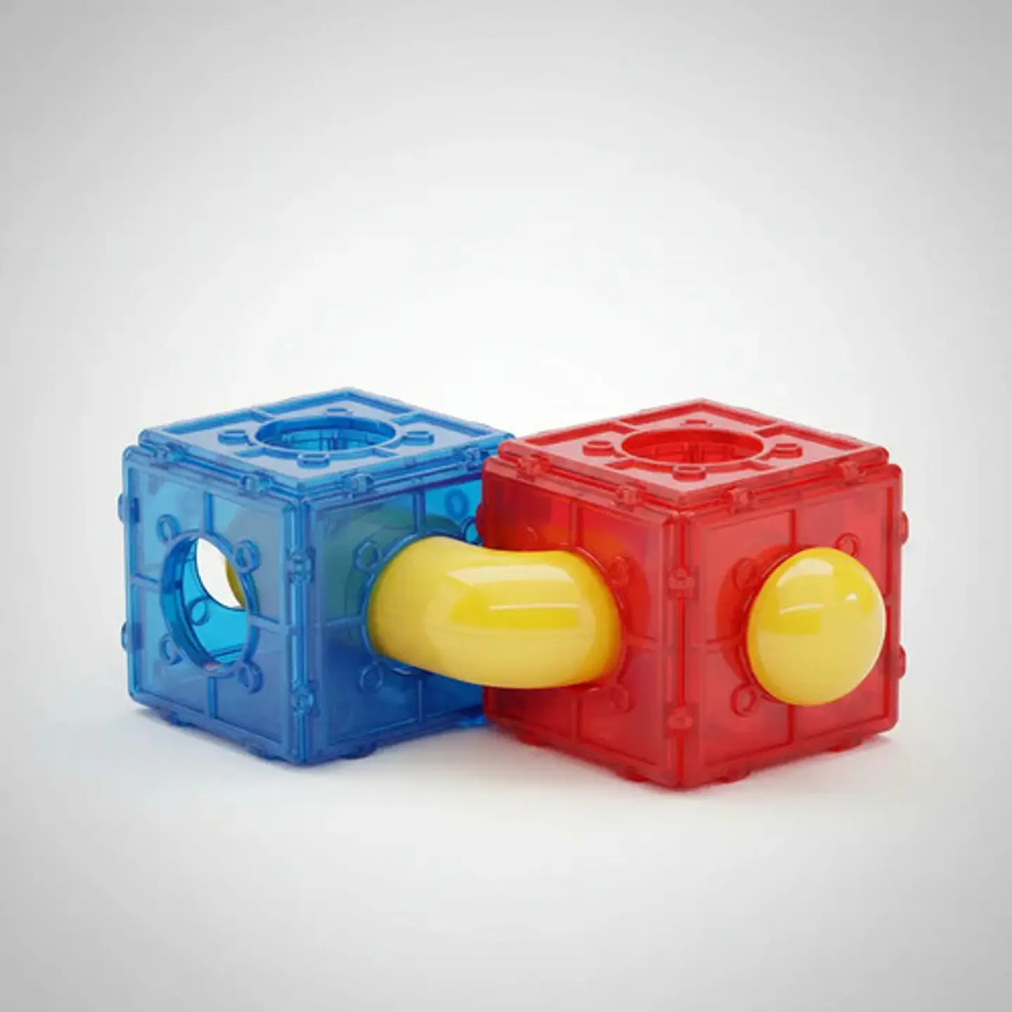 Juego Bloques Magnéticos Espacio 134 Pcs Laberinto Canicas 5
