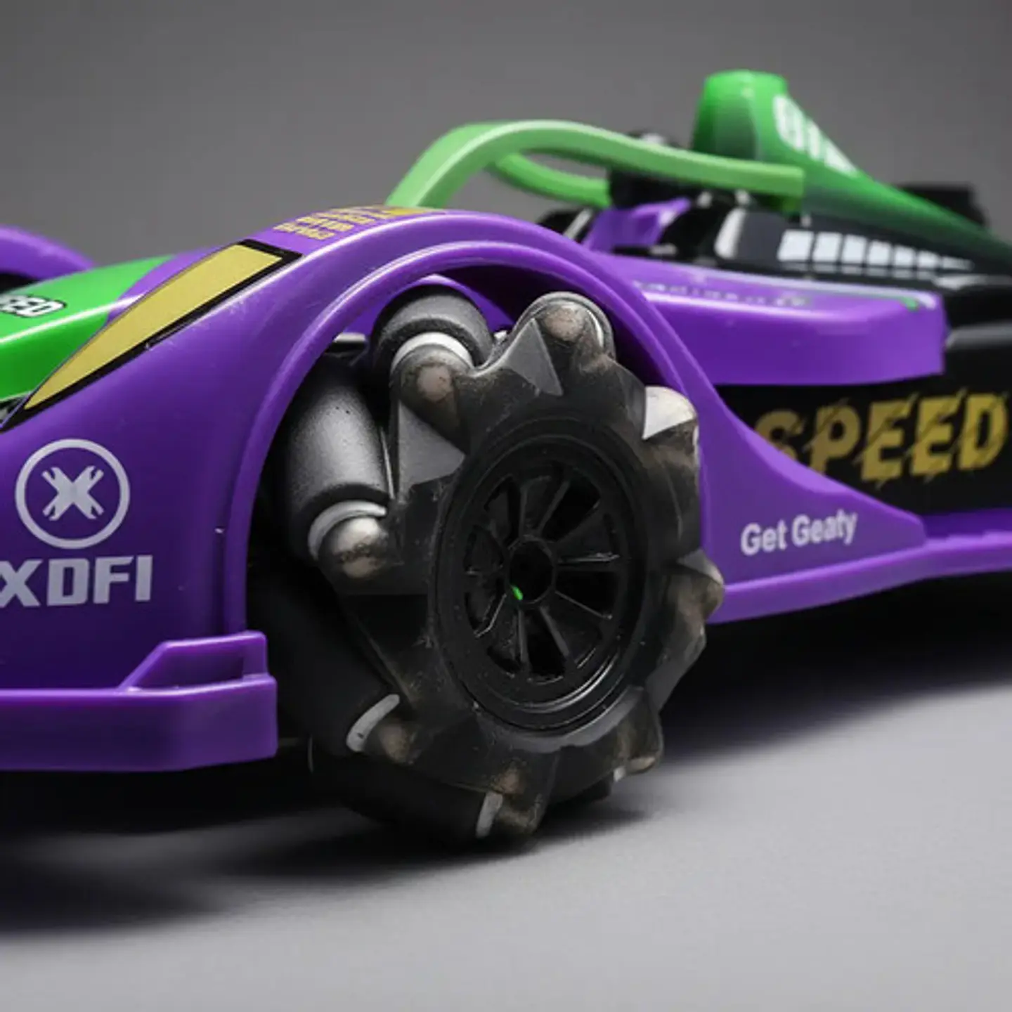 Carro Formula 1 Juguete A Control Remoto Humo Luces Manilla 4