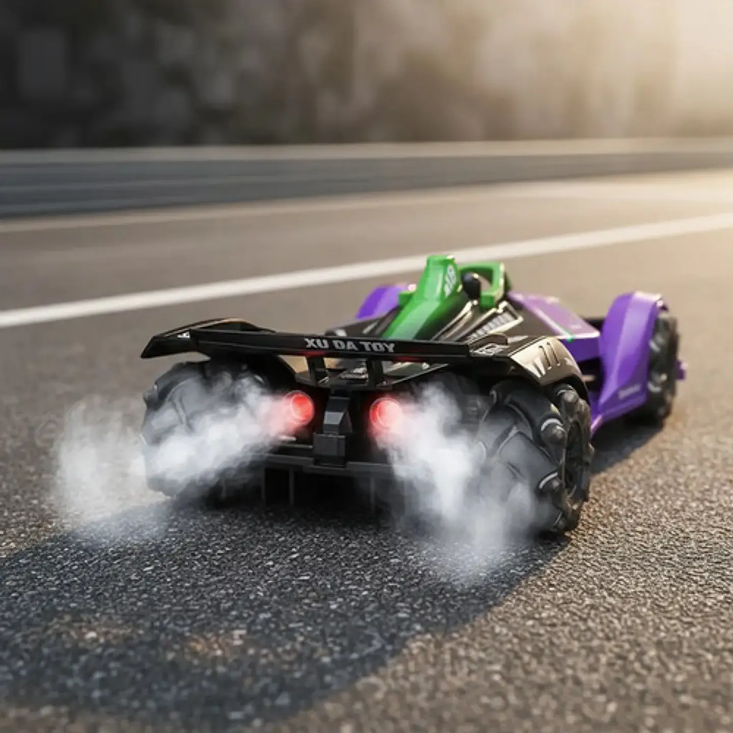Carro Formula 1 Juguete A Control Remoto Humo Luces Manilla 5