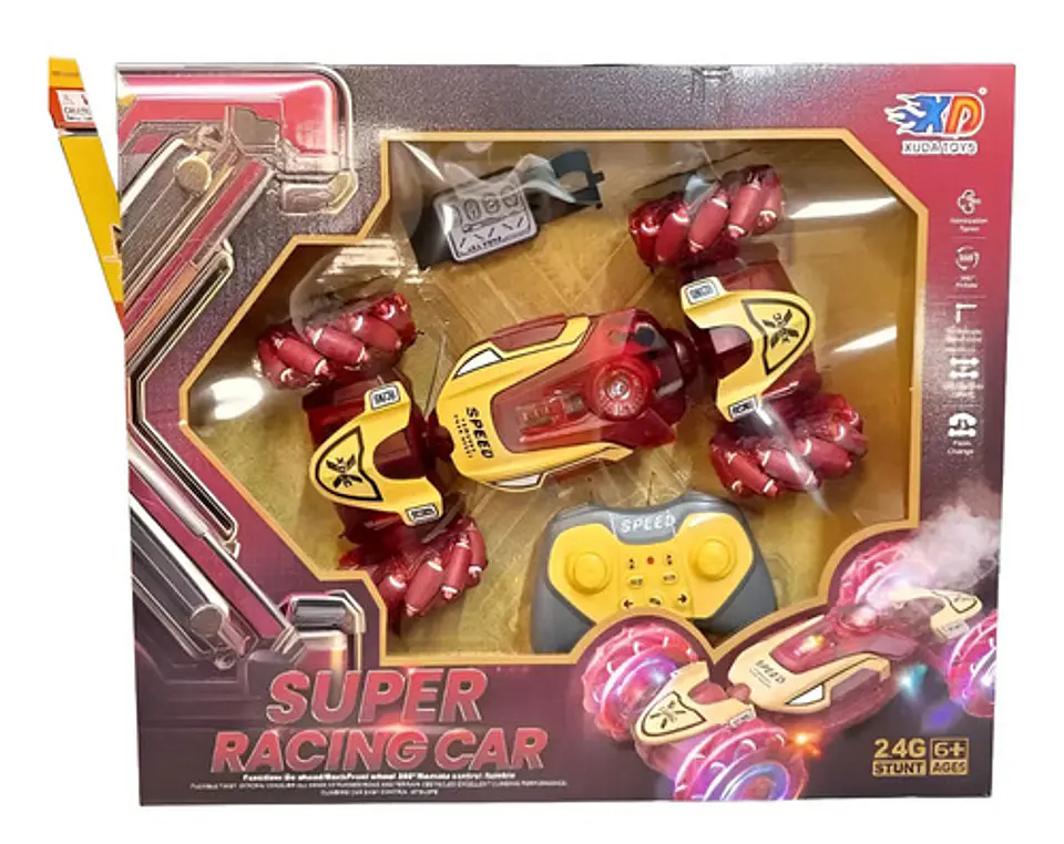 Carro Control Remoto Luces Y Sonidos Superheroes Manilla 1