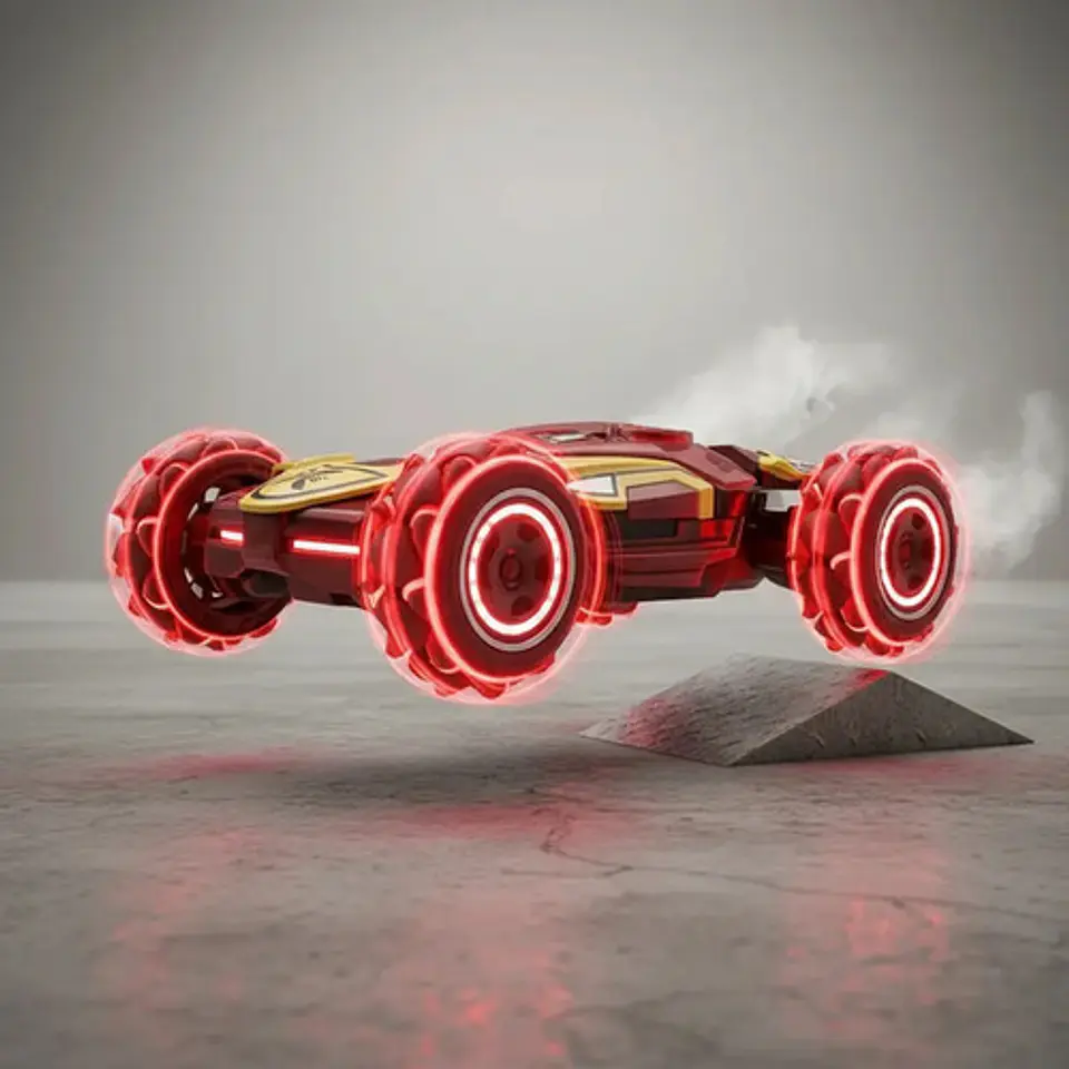 Carro Control Remoto Luces Y Sonidos Superheroes Manilla 3