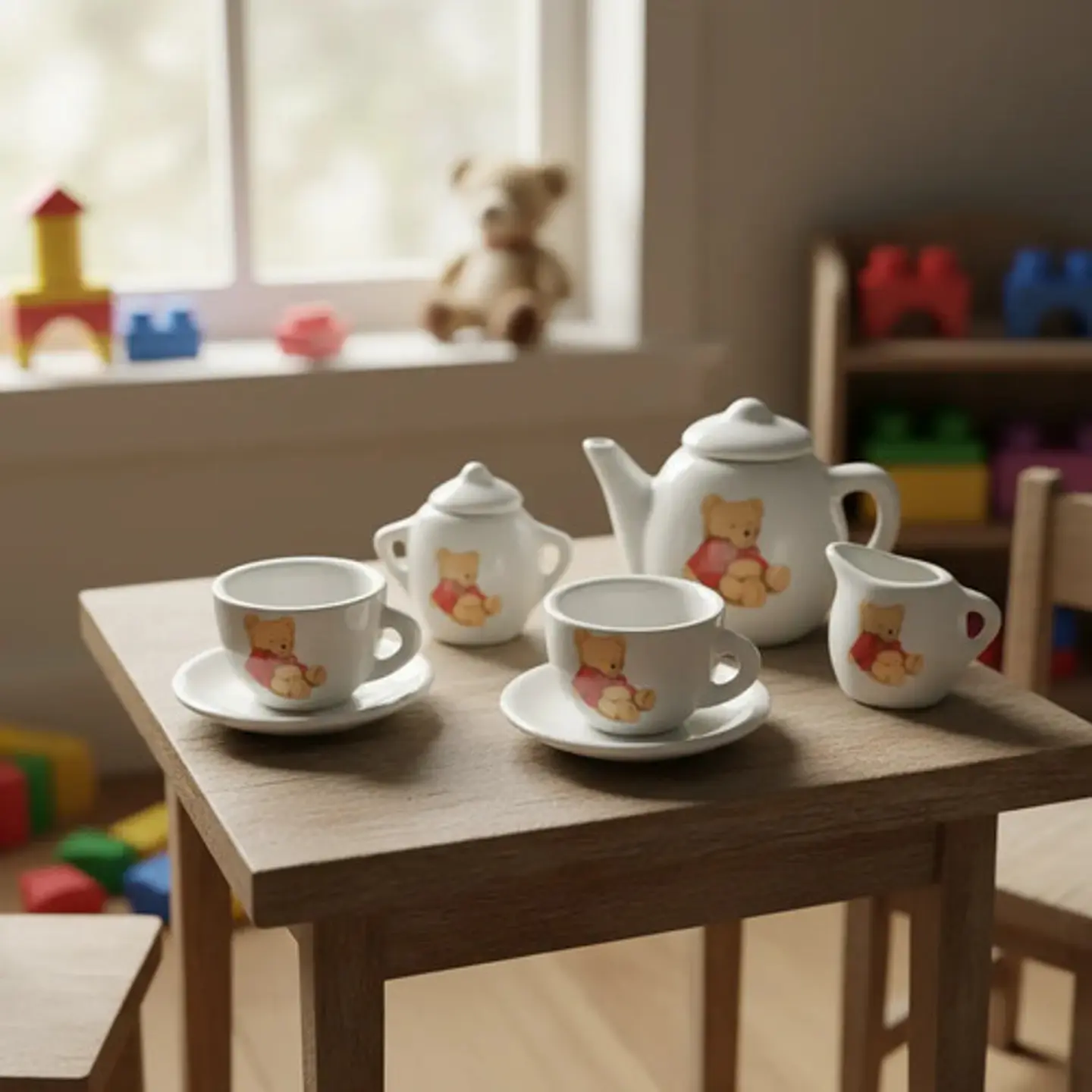Set De Mini Te Infantil 8 Pcs Juego Niñas Ceramica Infantil 5