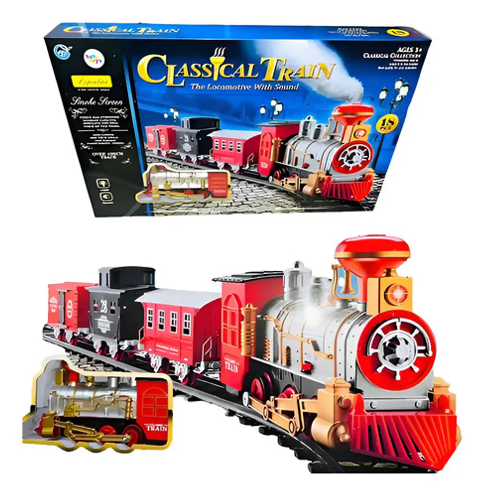 Tren Arbol Classic Con Luces, Humo, Sonidos Pista De 740 Cms 3