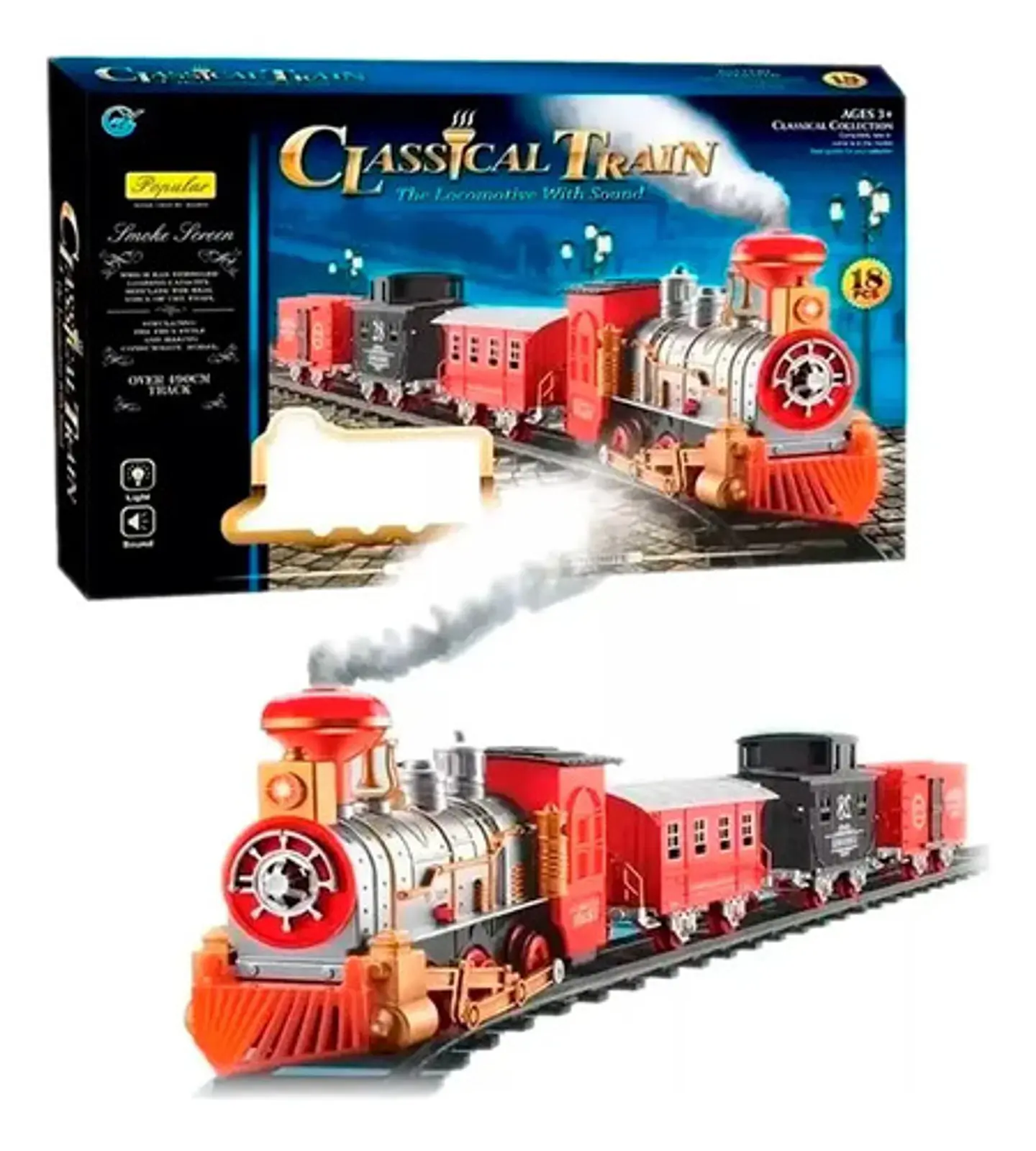 Tren Arbol Classic Con Luces, Humo, Sonidos Pista De 740 Cms 4