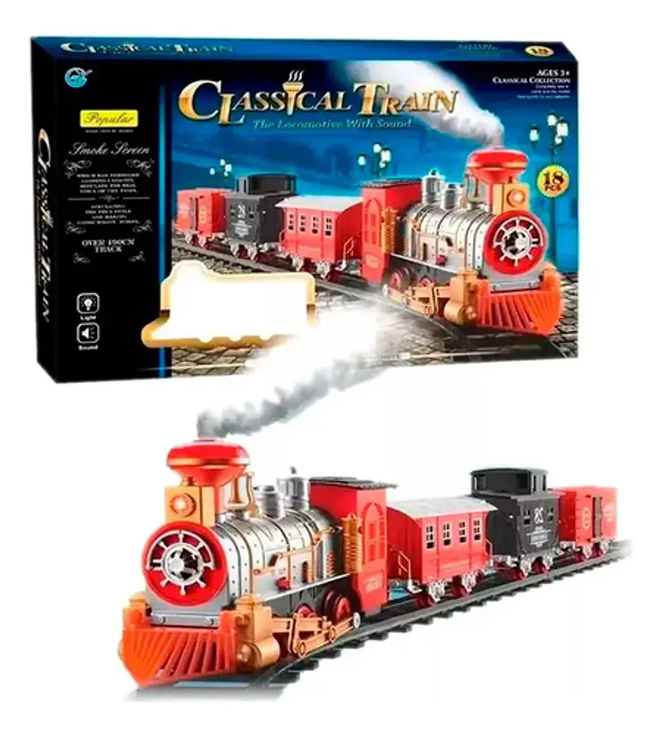 Tren Arbol Classic Con Luces, Humo, Sonidos Pista De 740 Cms 4