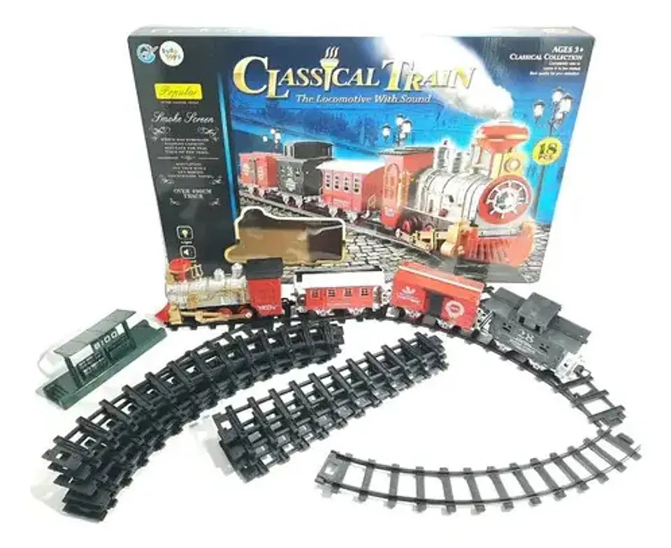 Tren Arbol Classic Con Luces, Humo, Sonidos Pista De 740 Cms 5