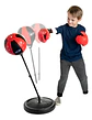 Juguete De Boxeo Para Niños Set De Pera  Con Base Guantes - Miniatura 1