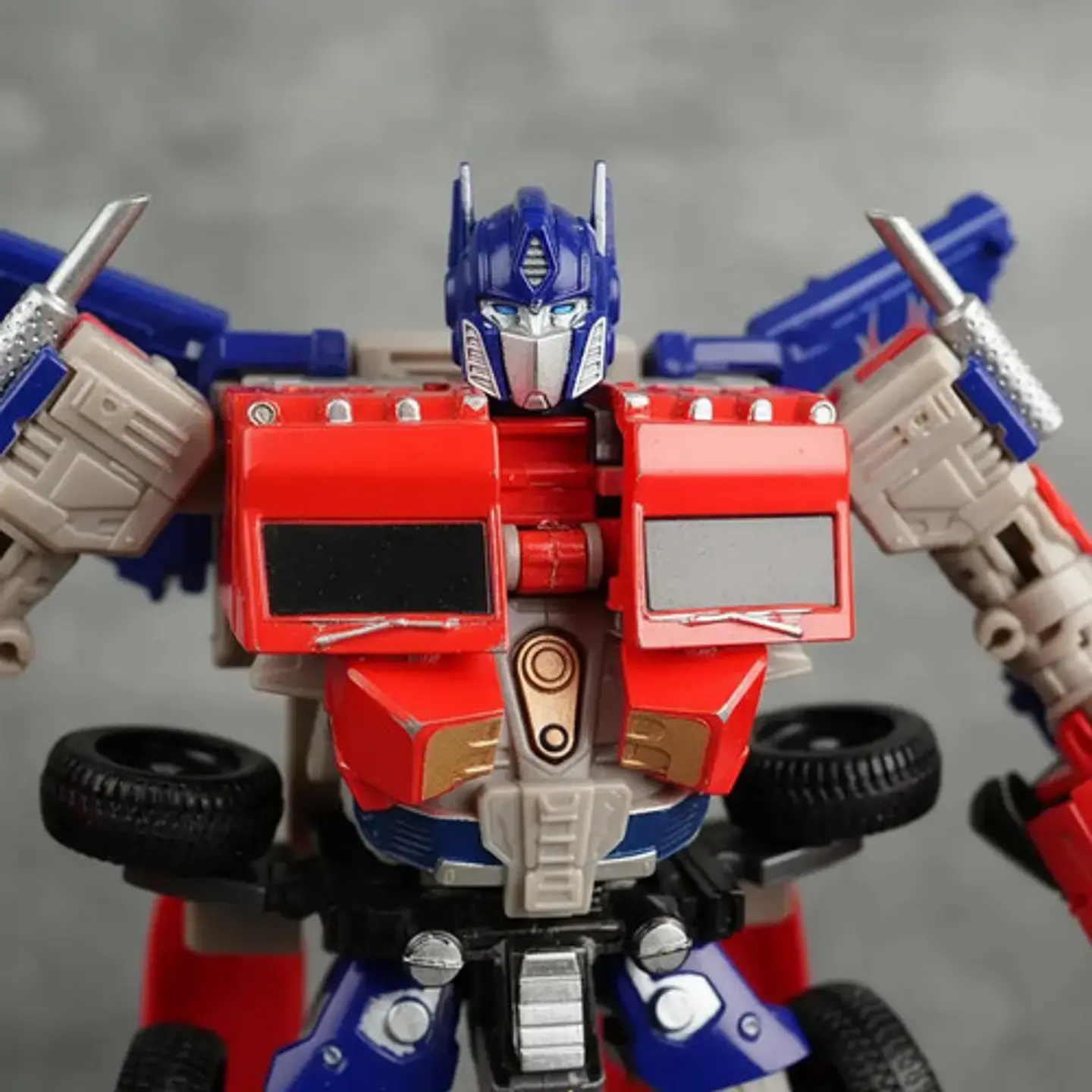 Robot Transformers Optimus 30 Cm Grande Transformable Manual Optimus Prime Azul 3