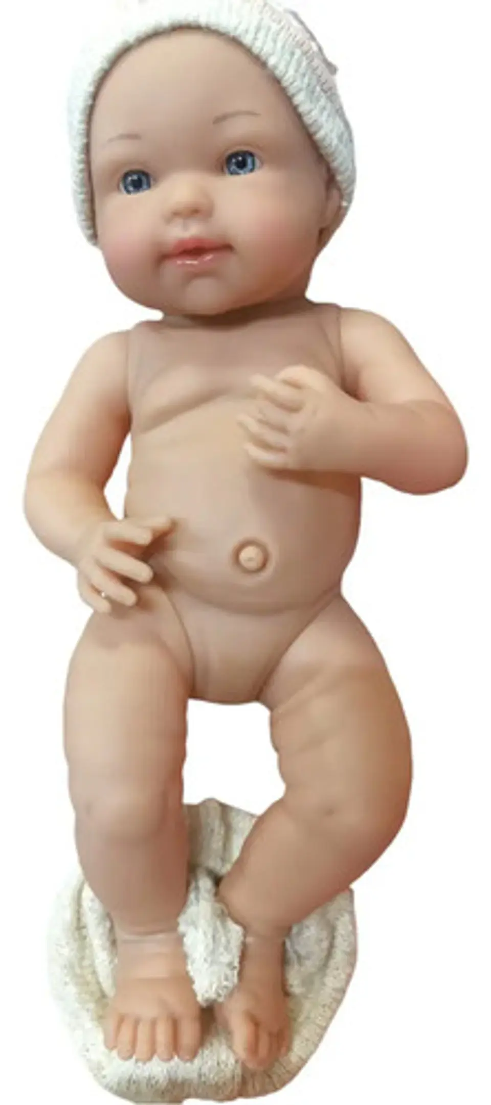 Muñeca Bebé Reborn De Silicona Cuerpo Blando Realista 37 Cm Articulada Con Ropa Y Tetero Ideal Para 3-6 Años - Baby Doll 5
