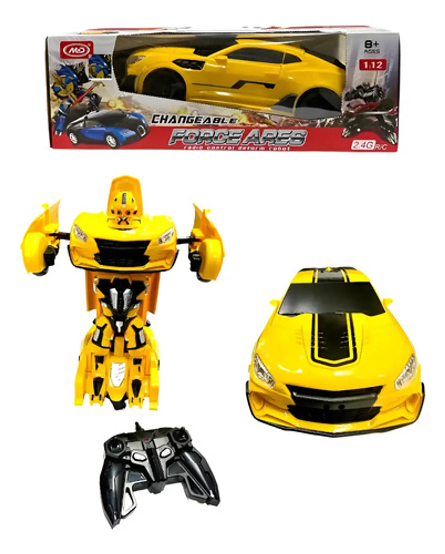 Carro Bumblebee Grande Transformers C/remoto 1:12 Luces Song 2