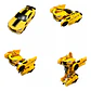 Carro Bumblebee Grande Transformers C/remoto 1:12 Luces Song - Miniatura 4