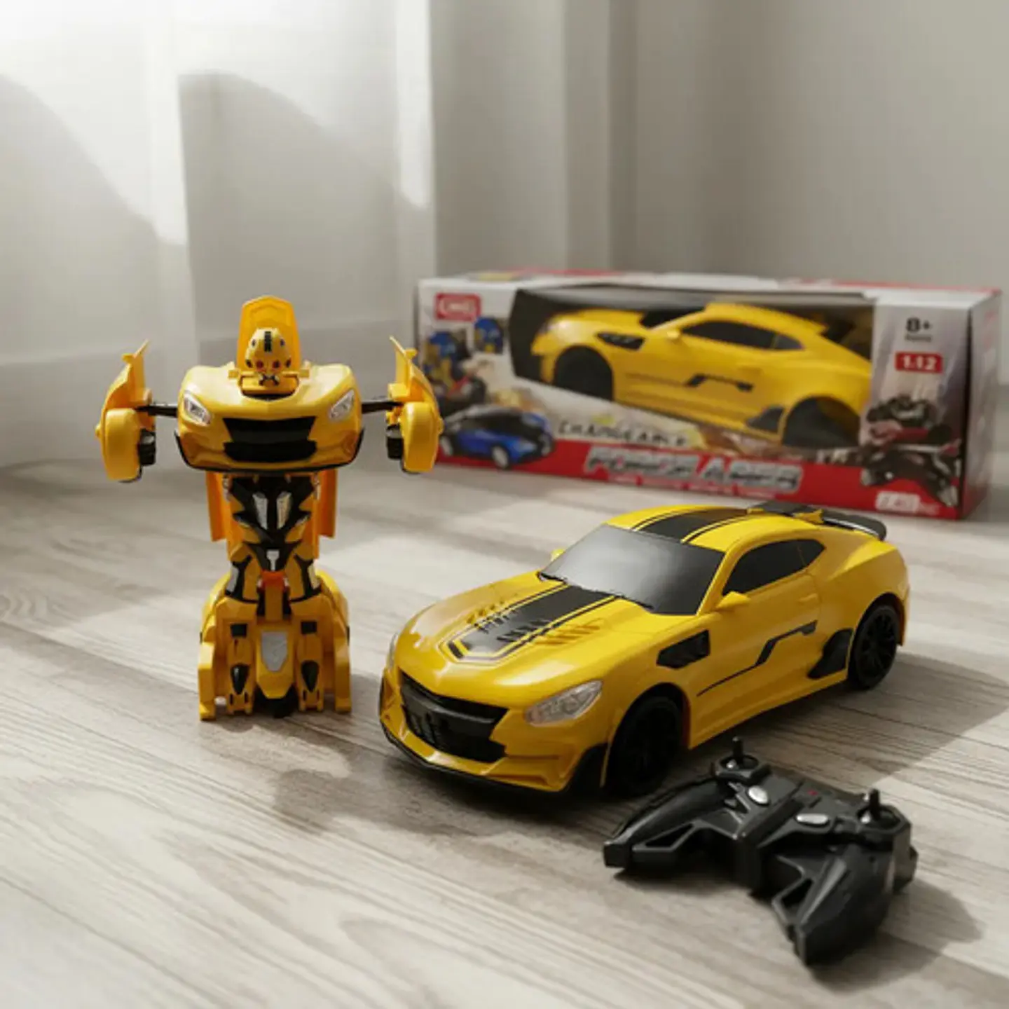 Carro Bumblebee Grande Transformers C/remoto 1:12 Luces Song 7