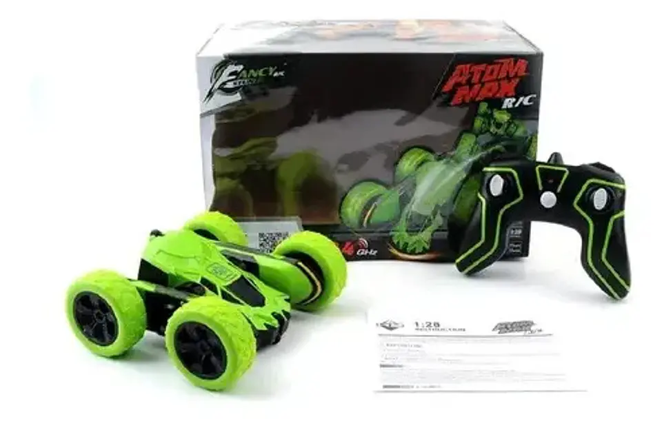 Carro R/c Atom Max Acrobático Giros 360°  Control Remoto 2