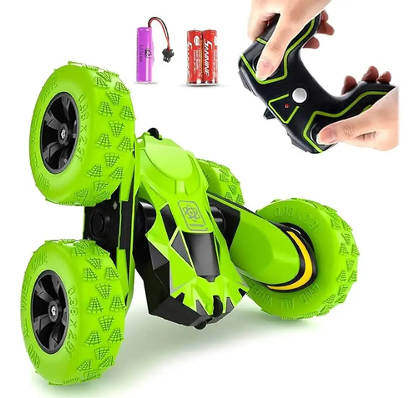 Carro R/c Atom Max Acrobático Giros 360°  Control Remoto 6