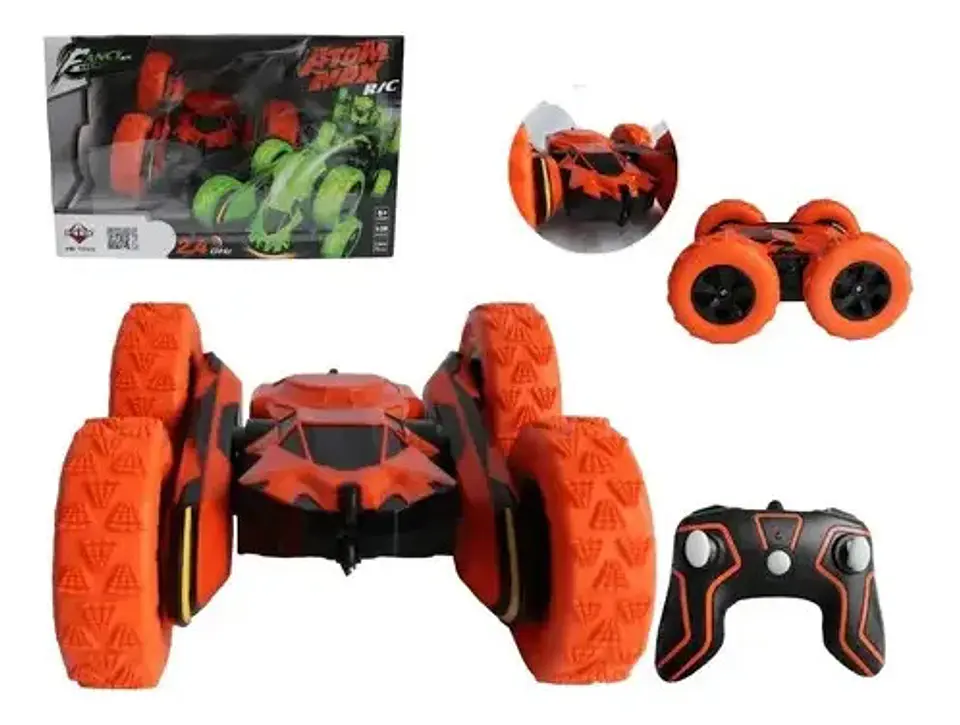 Carro R/c Atom Max Acrobático Giros 360°  Control Remoto 9
