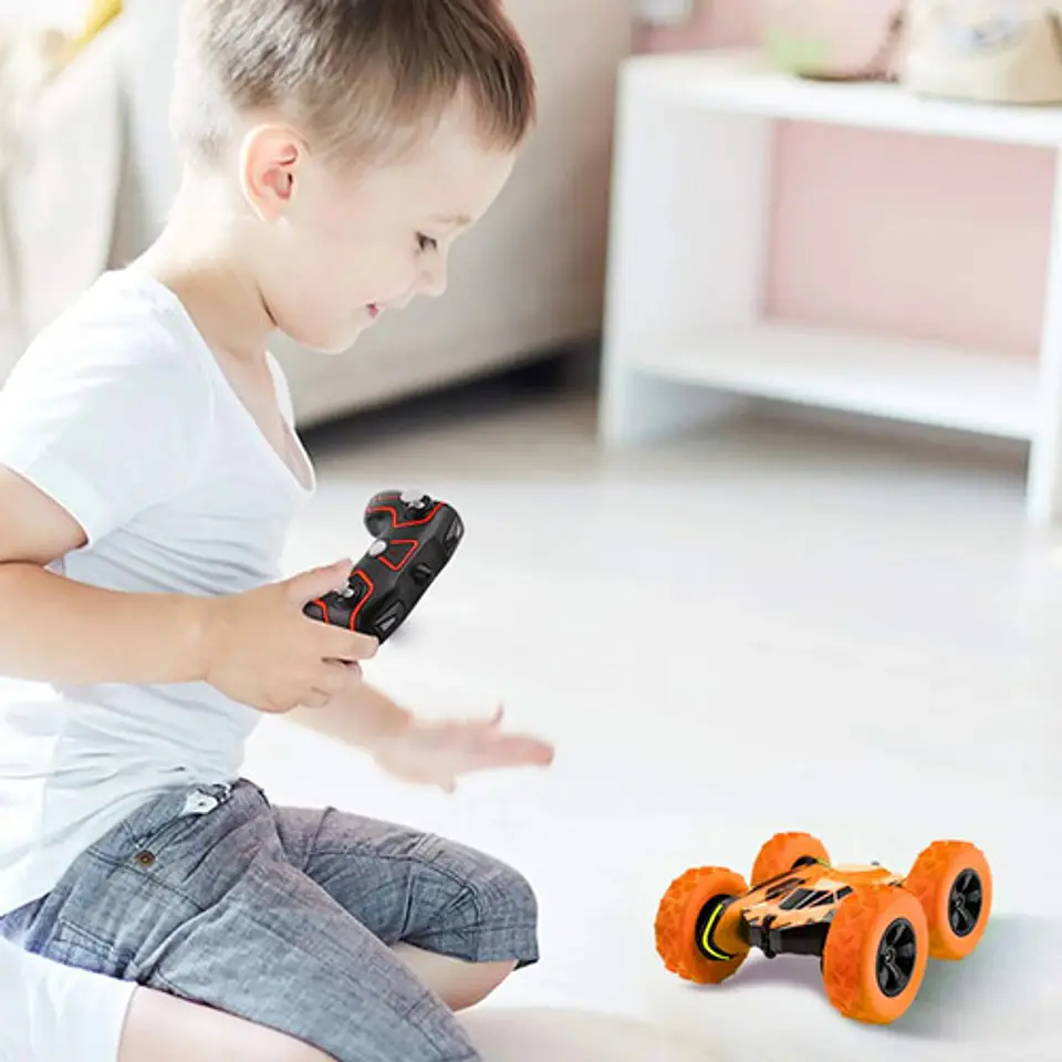 Carro R/c Atom Max Acrobático Giros 360°  Control Remoto 11