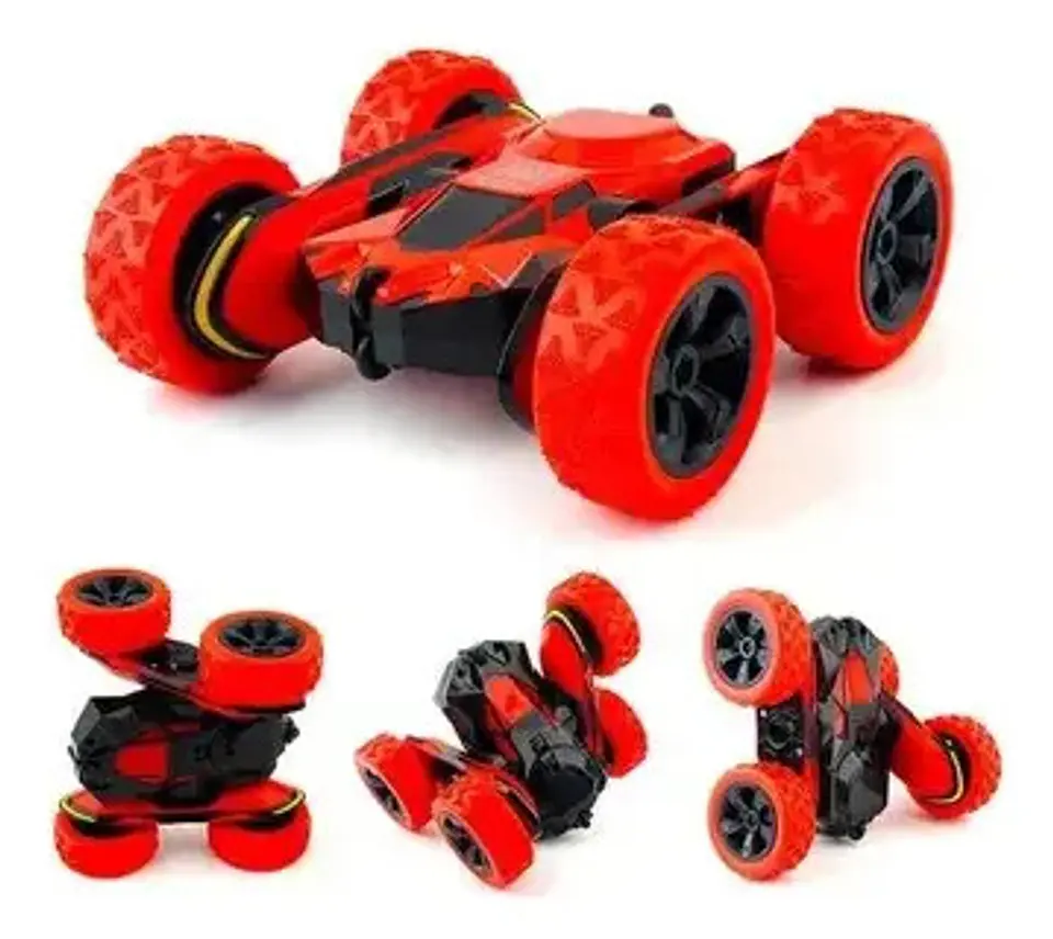 Carro R/c Atom Max Acrobático Giros 360°  Control Remoto 18