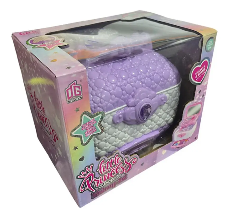 Tocador De Juguete Maquillaje Real Para Niña Lavable 4