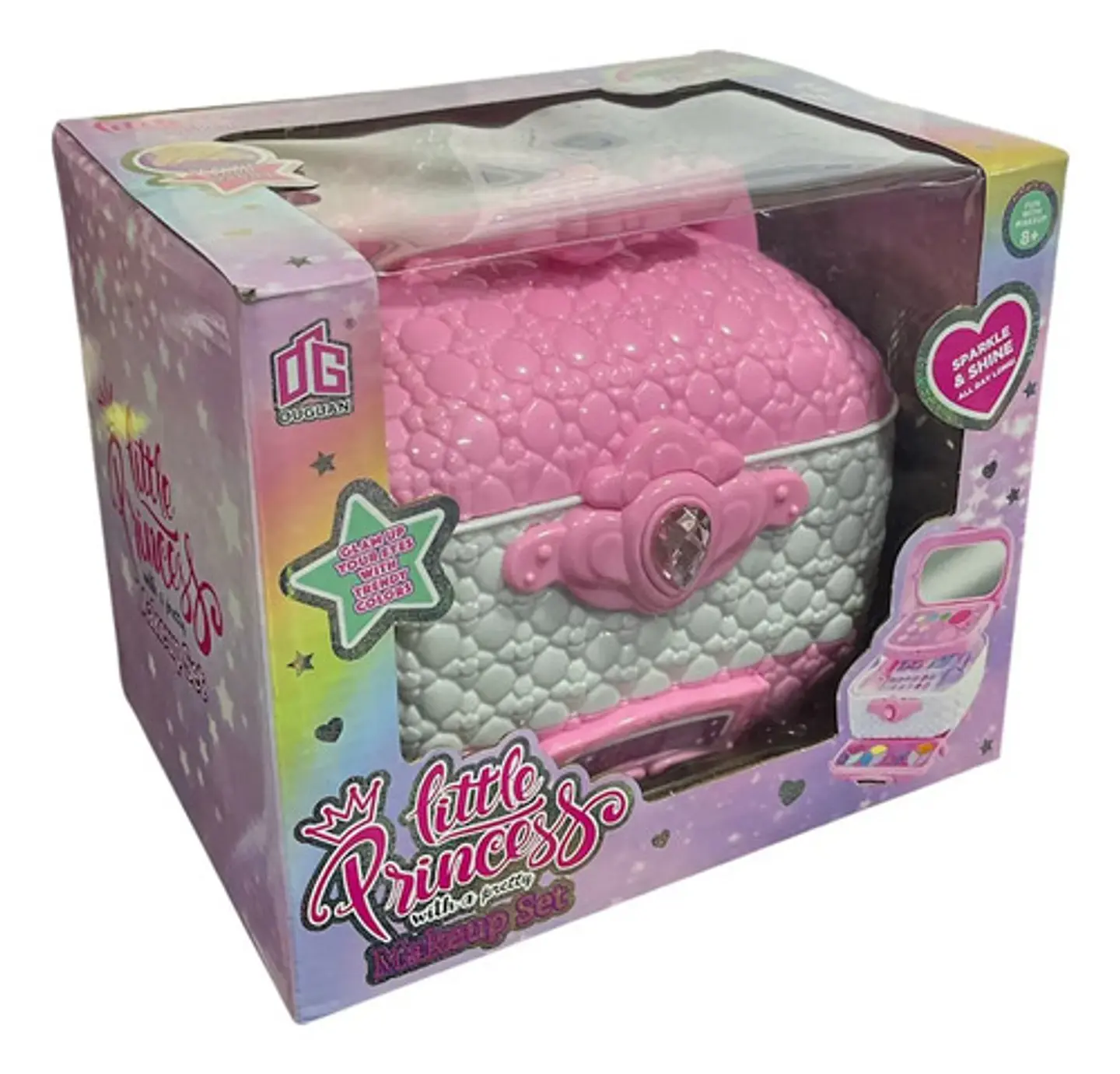 Tocador De Juguete Maquillaje Real Para Niña Lavable 9