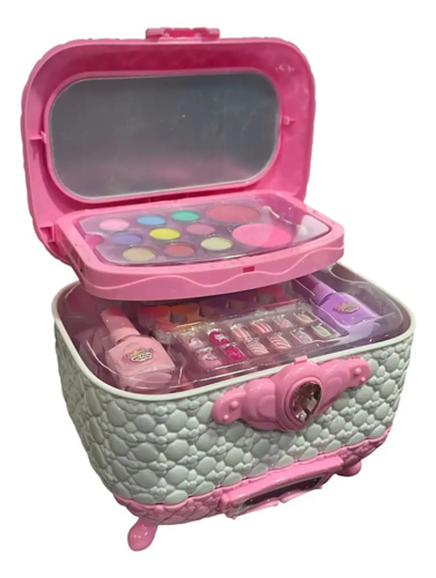 Tocador De Juguete Maquillaje Real Para Niña Lavable 10