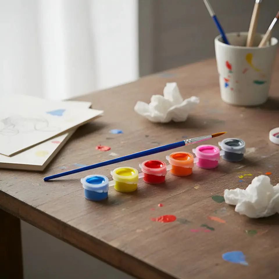 Juego De Té Para Pintar 21 Piezas Niñas Cerámica Infantil 5