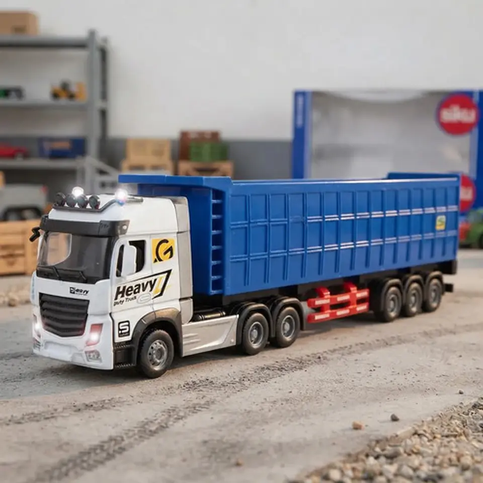 Camión De Transportes Para Niños Juguete Control Remoto 6