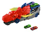 Pista De Carros Macrooutlet City Dragon Con Lanzador Y Remolque De Dragón Rojo - Miniatura 4
